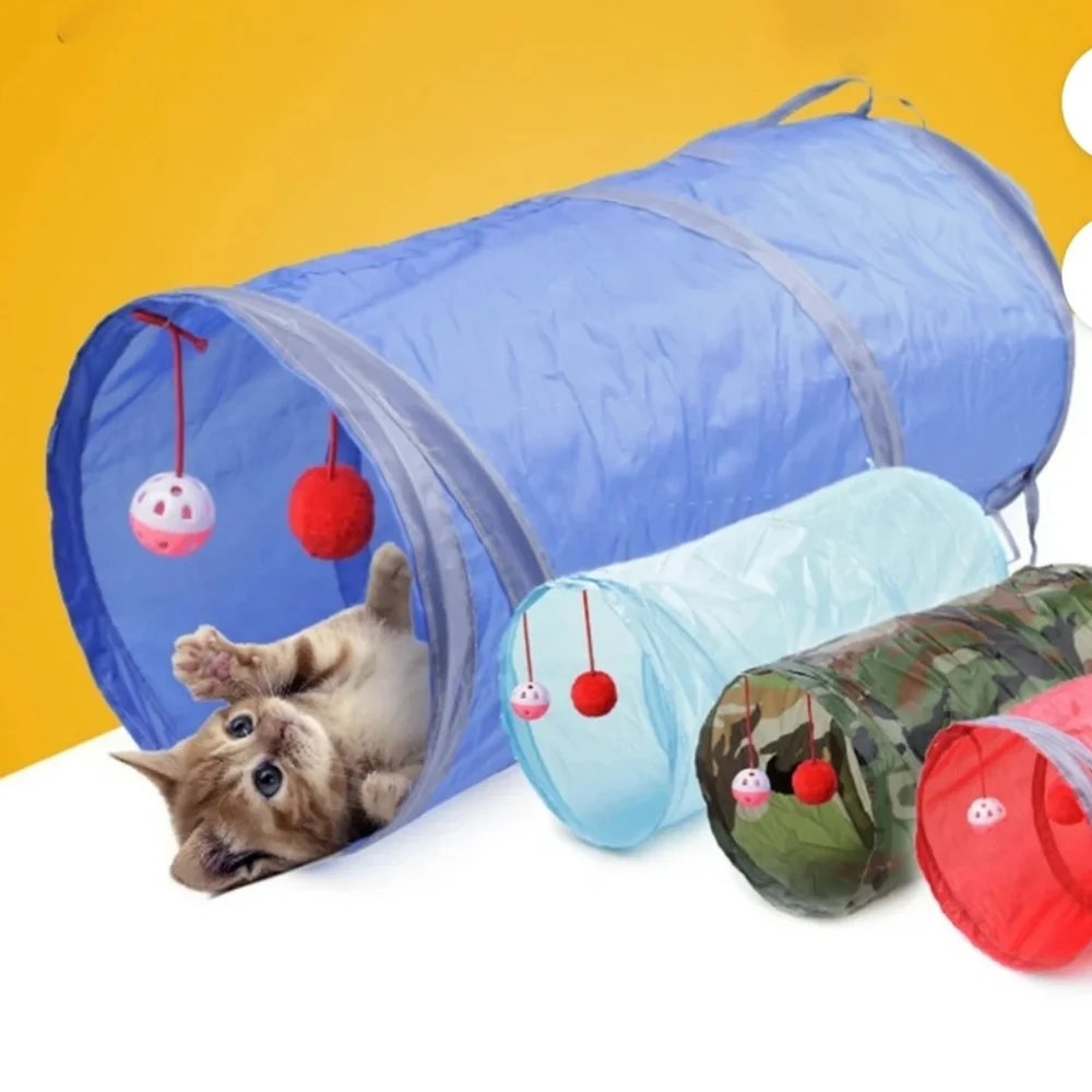 Meijer Chasing Rainbows Cat Tunnel - Blue, White, Multicolor